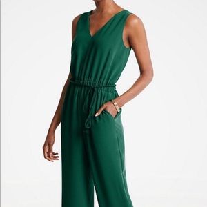 Ann Taylor green jumpsuit